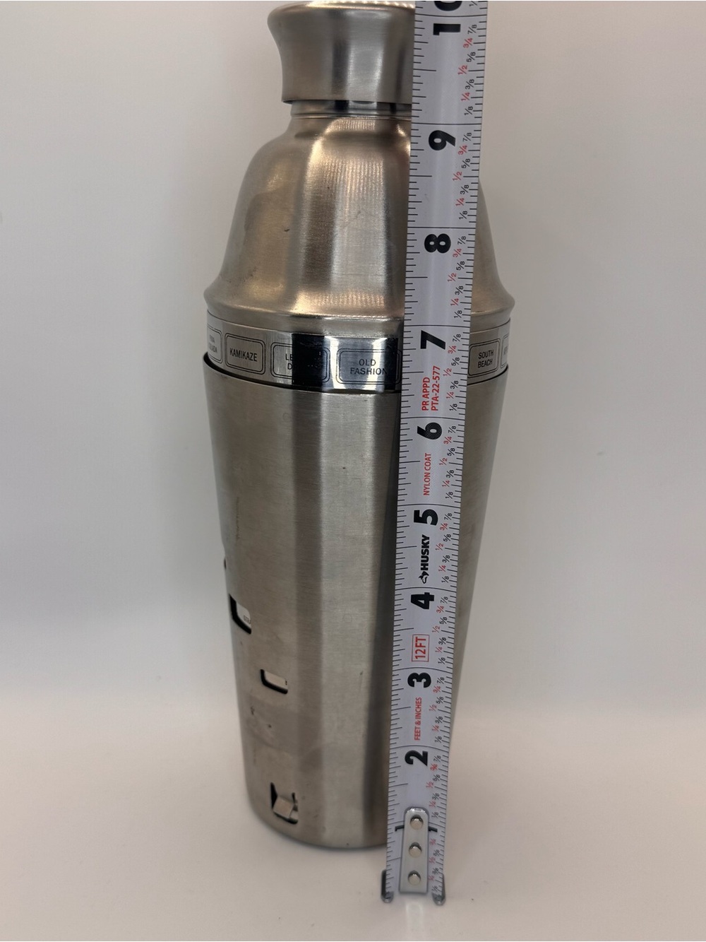 Stainless Steel Cocktail Shaker - Silver - Picture 6 of 6